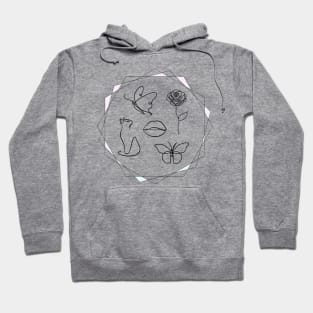 Geo Line Art Hoodie